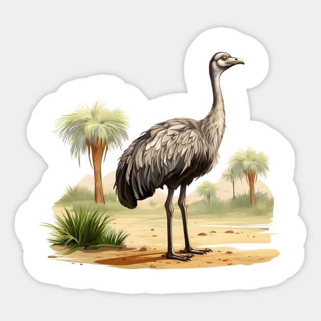 Ostrich Sticker by zooleisurelife